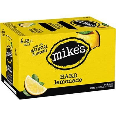 MIKES HARD LEMONADE CAN (6 X 355ML)