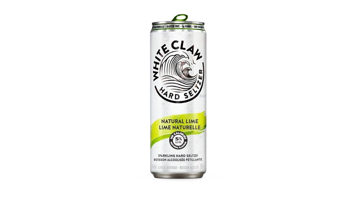 White Claw Natural Lime, 473ml Can