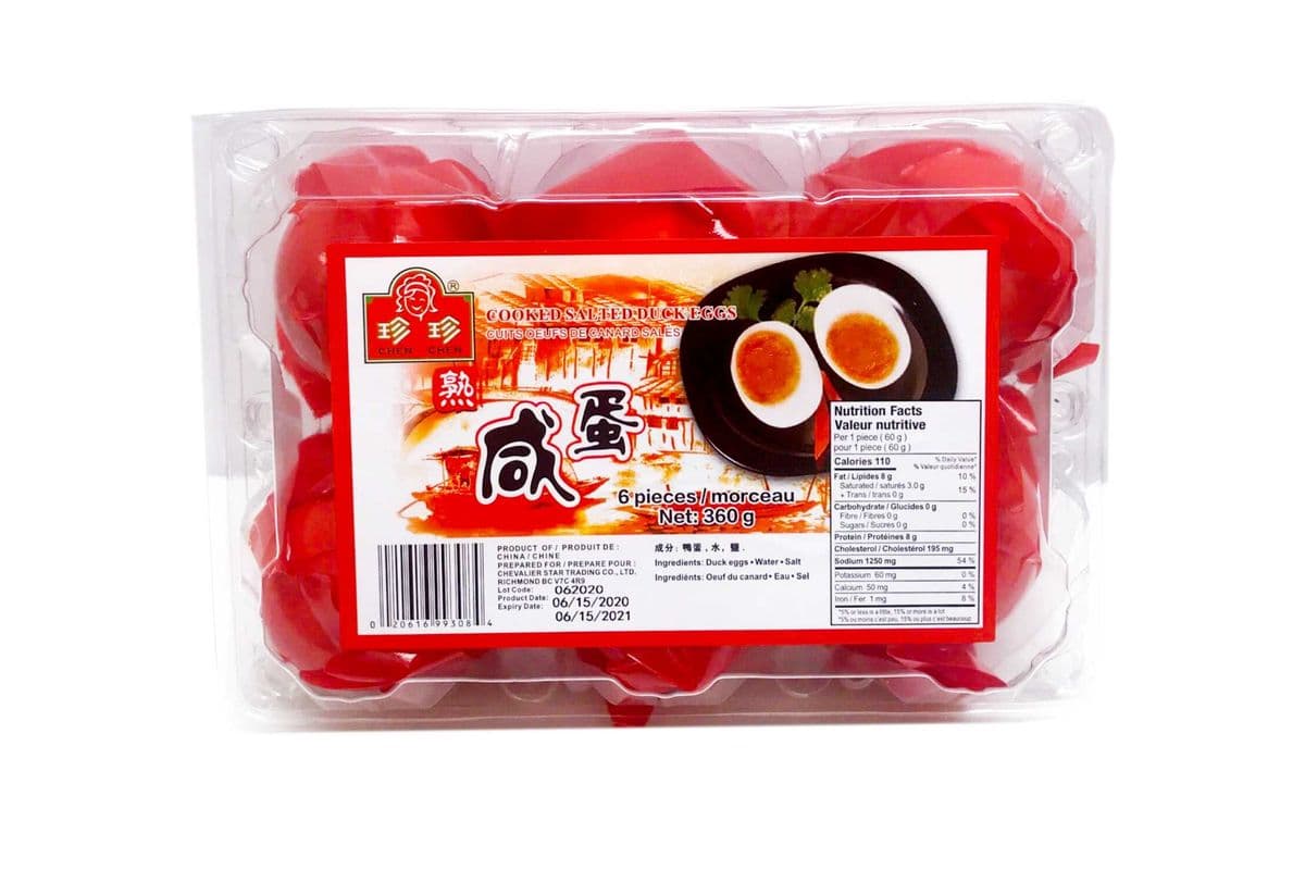 Chen Chen Cooked Salted Duck Egg (6 pcs)