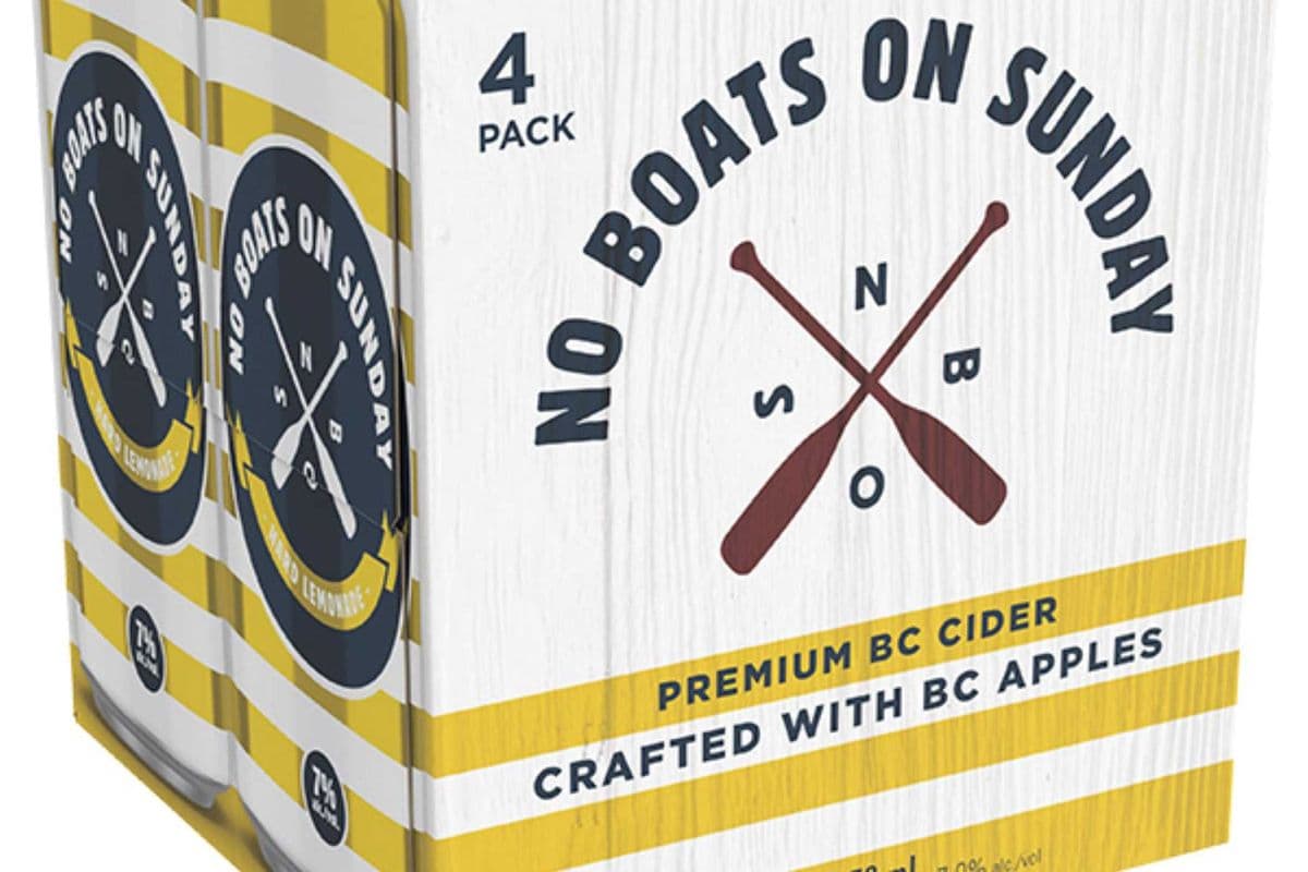 No Boats On Sunday - Hard Lemonade (4 x 473ml Can)