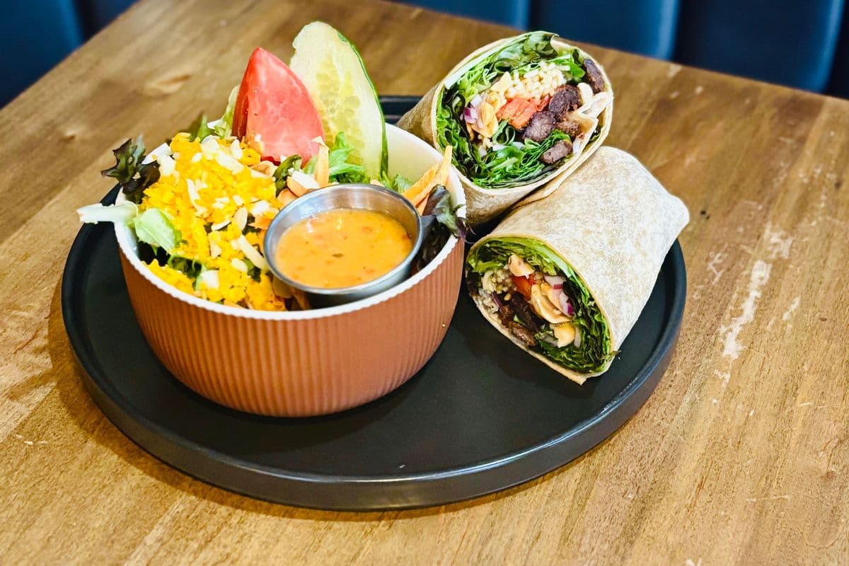 Sesame Ginger Beef Wrap