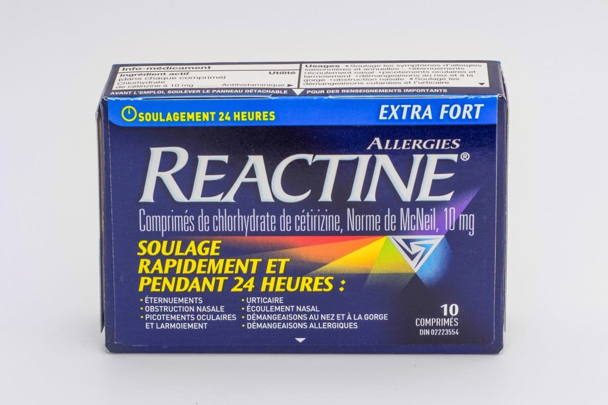 Reactine Extra Strength Tablet (10 x 10 mg)