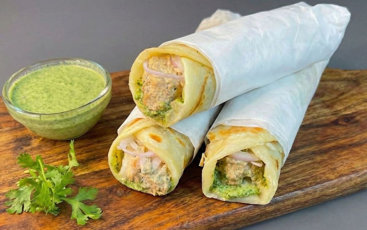 Chicken Malai Boti Roll