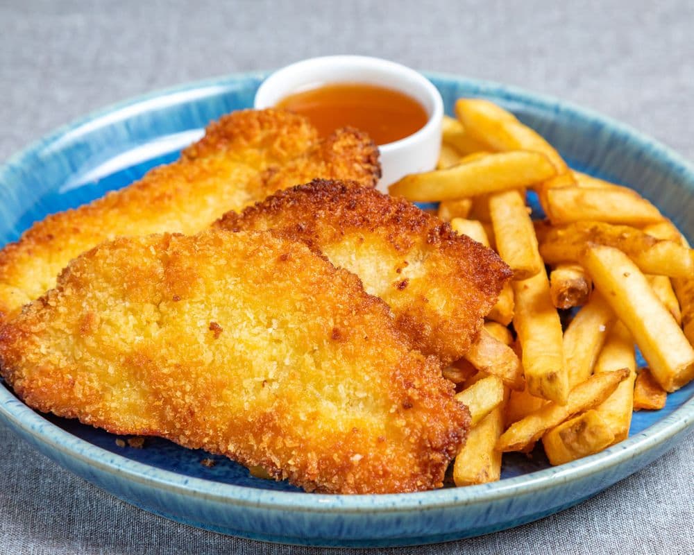 Crispy Chicken and Fries