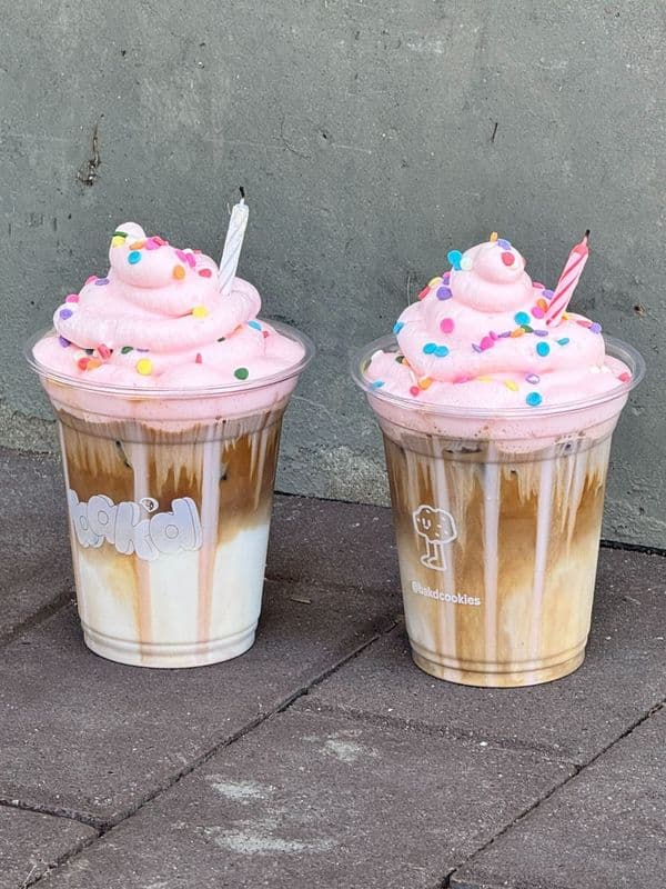 Iced BAK'D Bday Latte