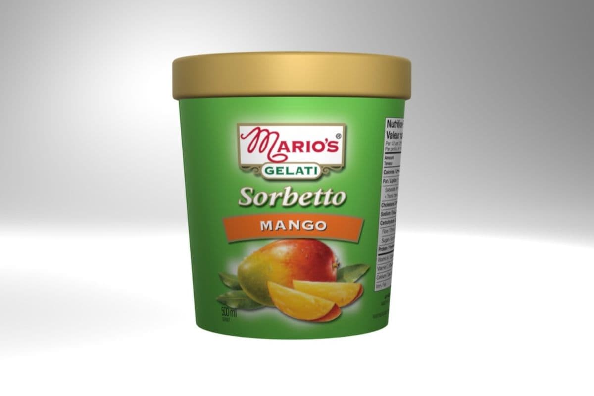 Mango Sorbetto (500 ml Tub)