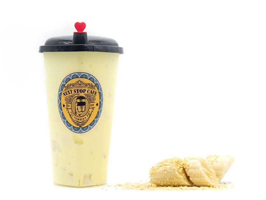 Sesame Banana Milkshake