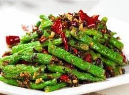 FriedBeanwithMincedPork 干煸四季豆 例