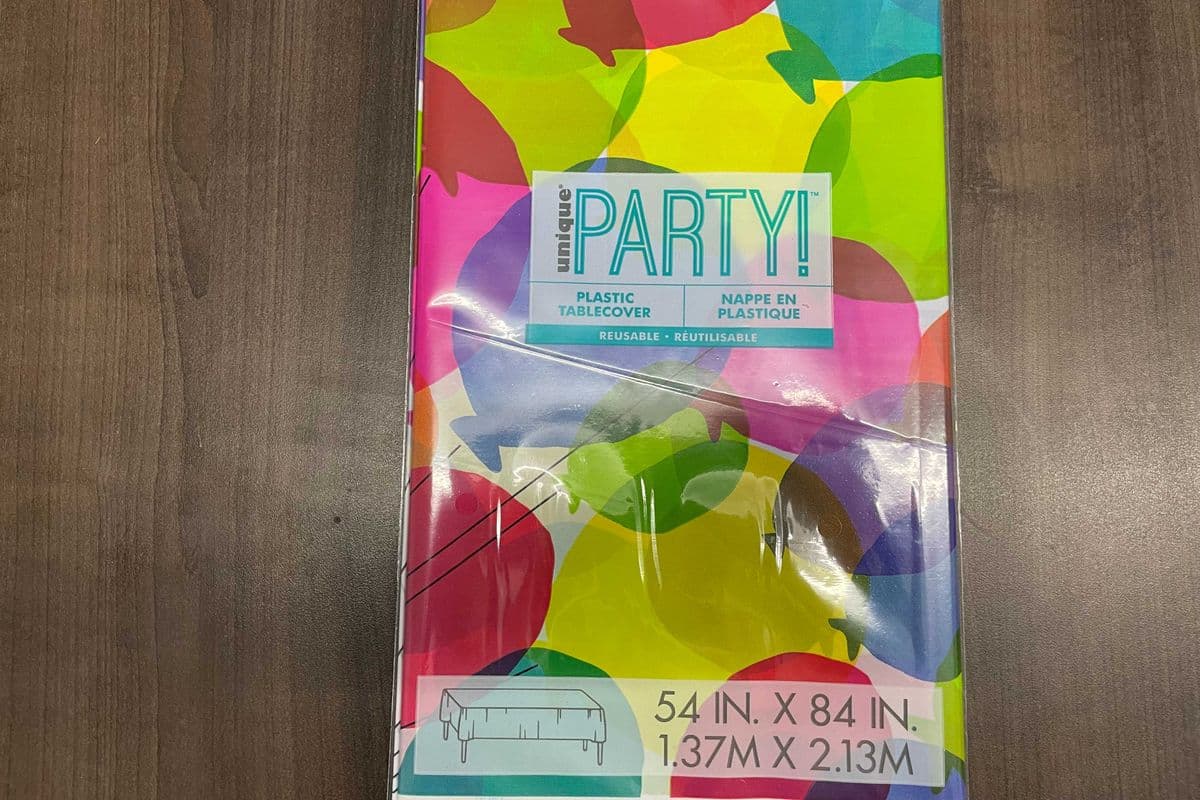 Tablecover Balloon & Rainbow Bday