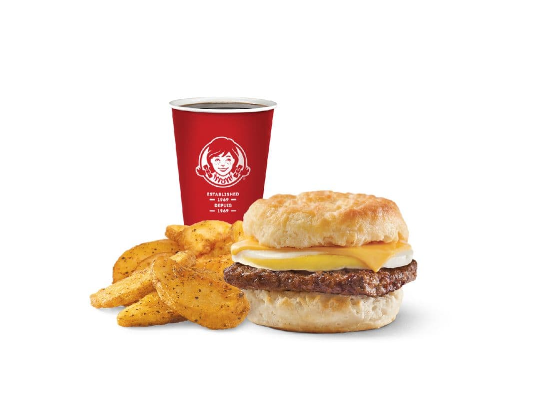 Sausage, Egg & Cheese Biscuit Combo - Large