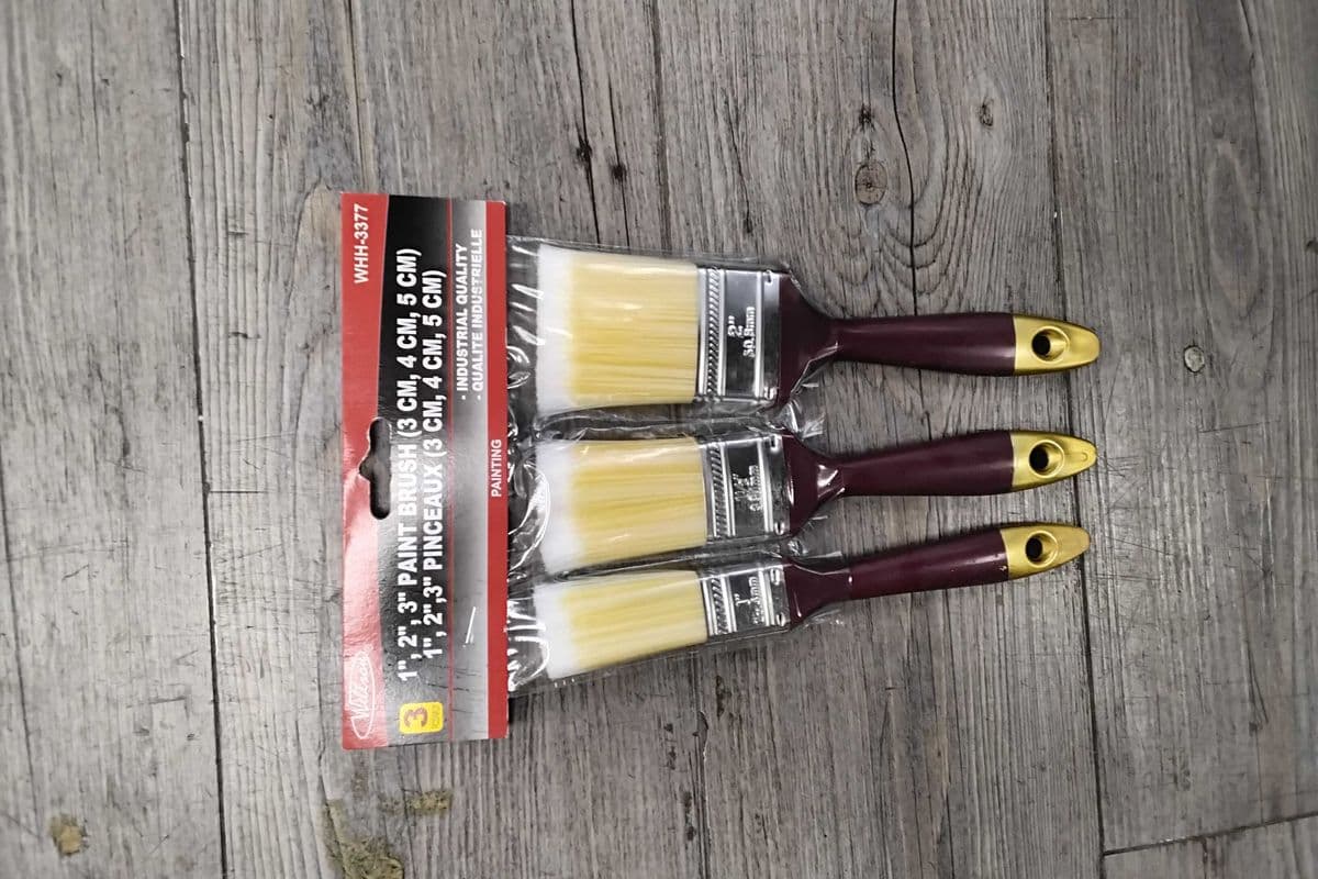 Paint brush set 3pcs 3cm,4cm,5cm.
