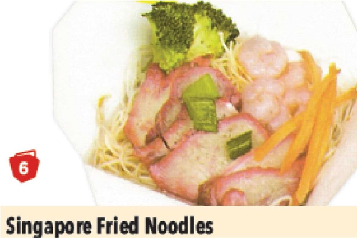 6. Singapore Fried Noodles