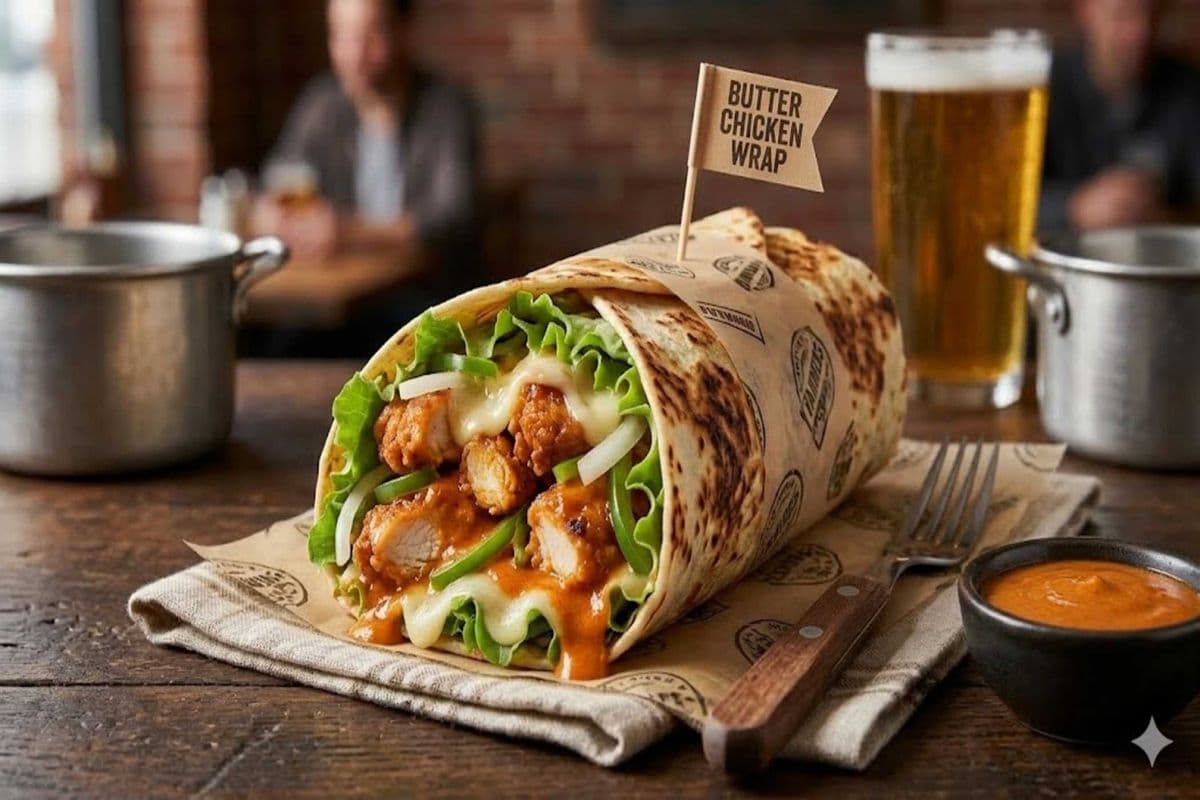 Butter Chicken wrap