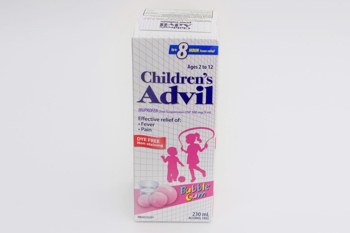 Advil Children's Bubble Gum Dye-Free (230 ml)