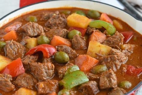 16. Beef Caldereta