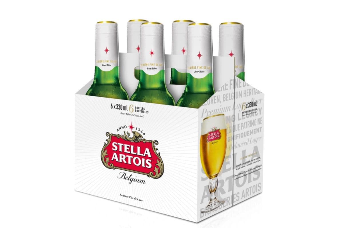 Stella artois Belgian pilsner 6x330 ml (6 x 6x473 ml)