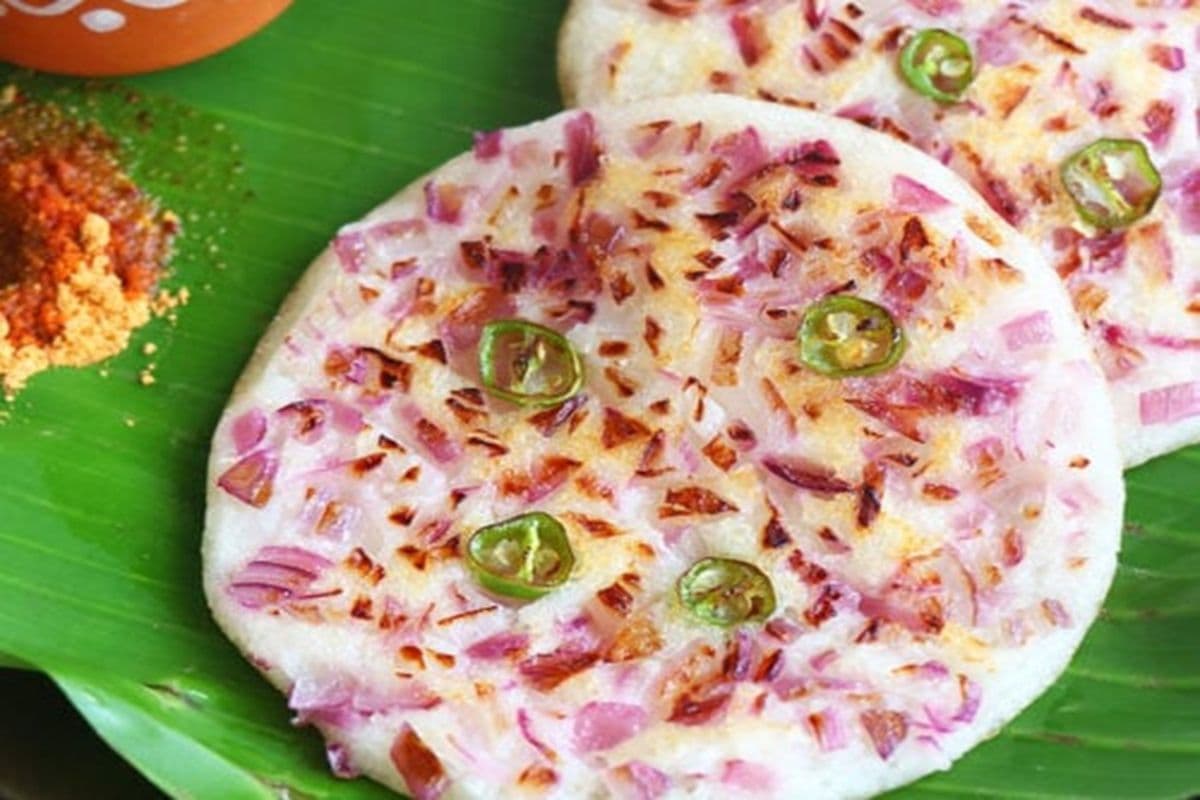 Chilli Onion Uttappam