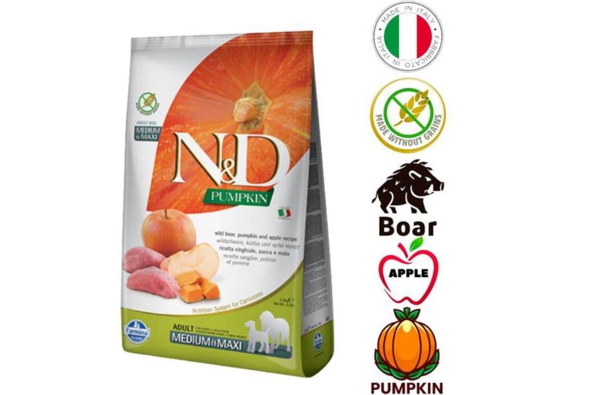 Farmina - Boar & Apple Medium & Maxi Dry Dog Food (5.5 lbs)