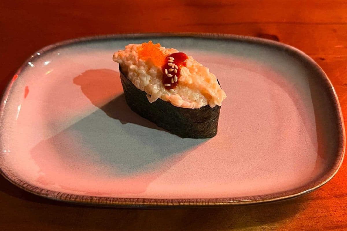 Spicy Chopped Scallop Nigiri