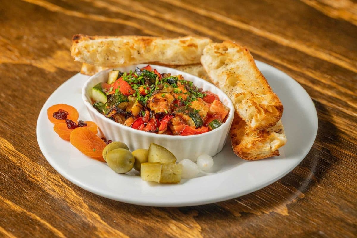 Ratatouille with Toasted Baguette