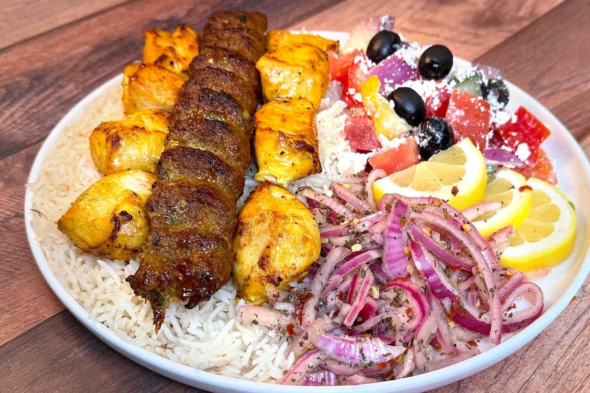 Mixed Grilled Kebab Plate#16
