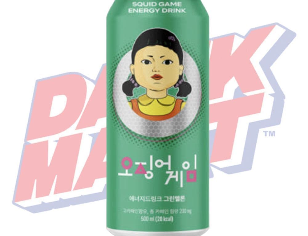 Squid Game Energy Drink Green Melon Zero Sugar (Korea) - 500ml