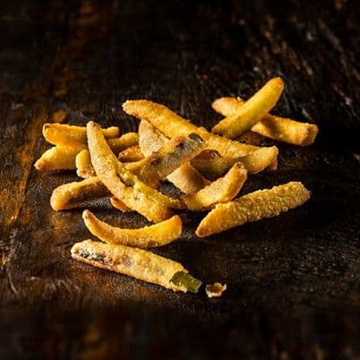 Cornichons panées / Deepfried Pickles