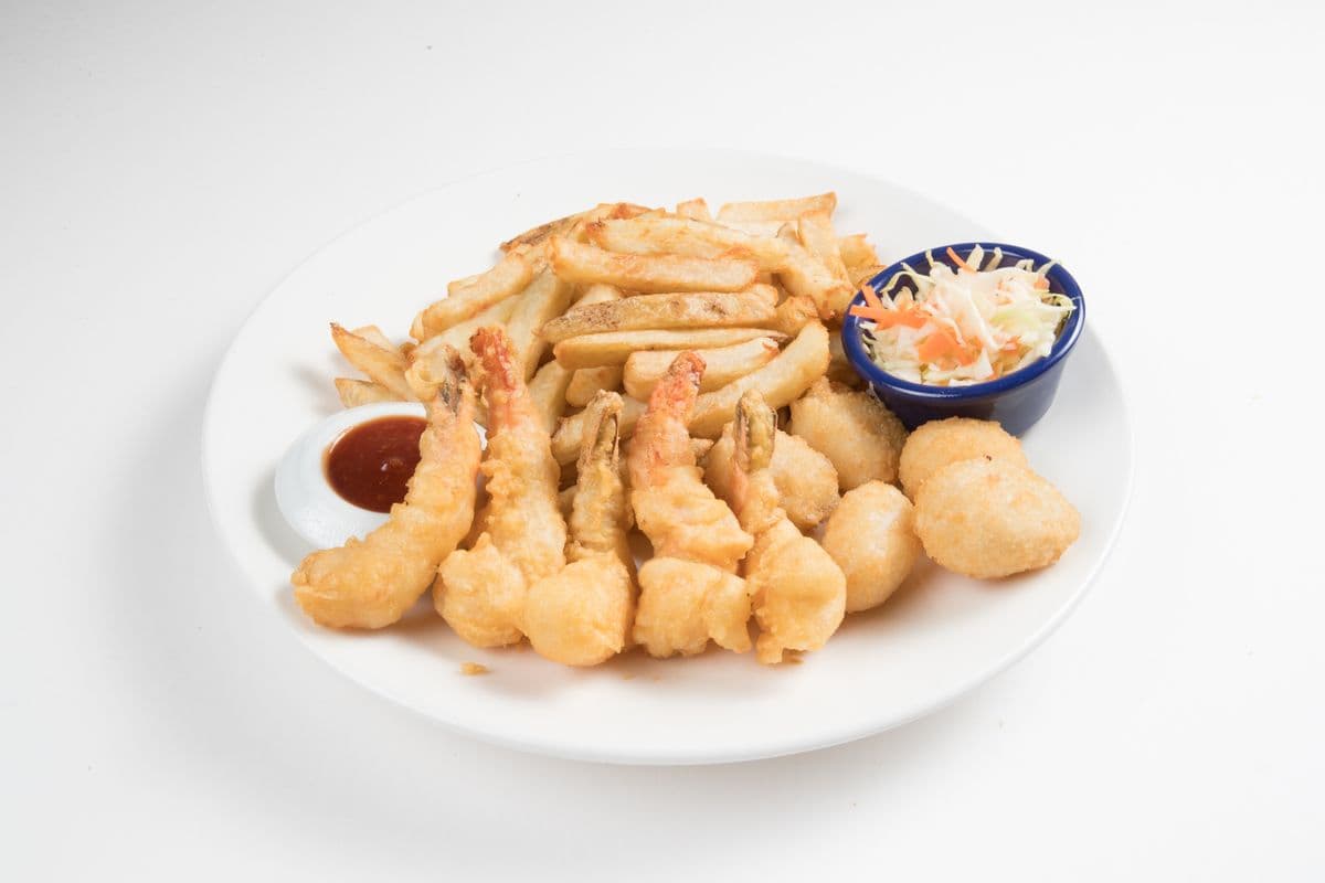 Shrimp, Scallops, and Chips Combo