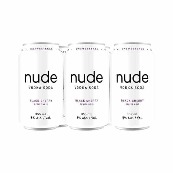 Nude Vodka Soda Black Cherry (6Packs) (1 x 355 ml)