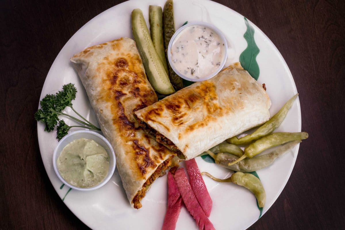 Beef Shawarma Pita Wrap