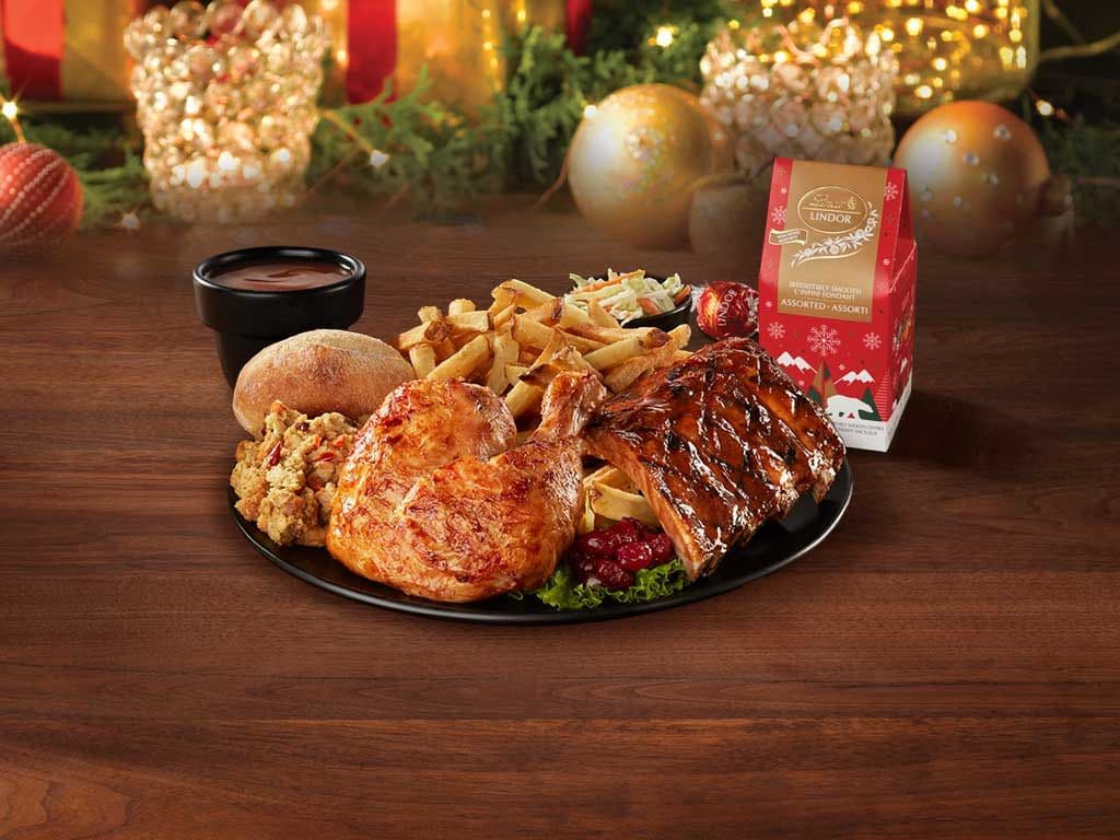 Festive Chicken & Third Rack Combo