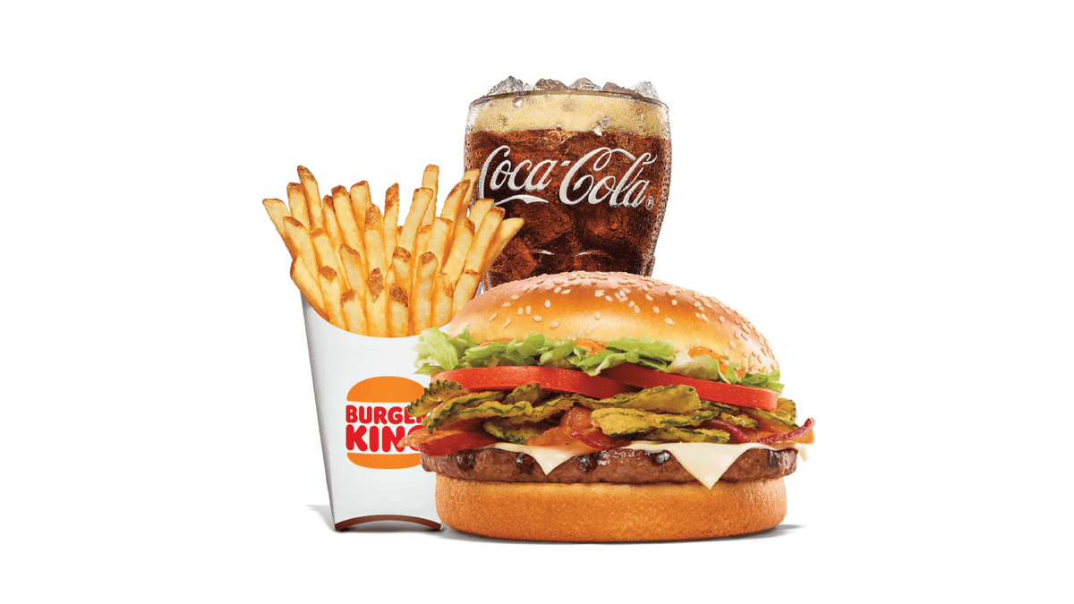 Bacon Swiss BBQ Whopper® Large Combo