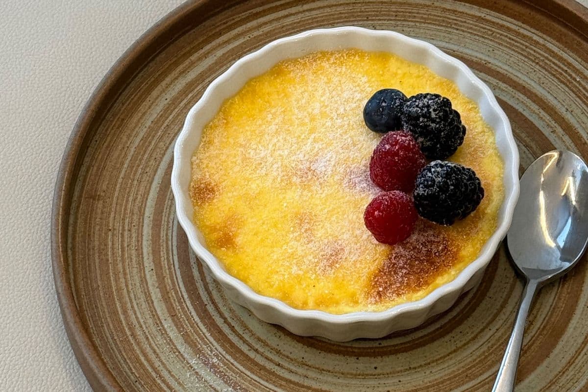 Japanese vanilla crème brûlée