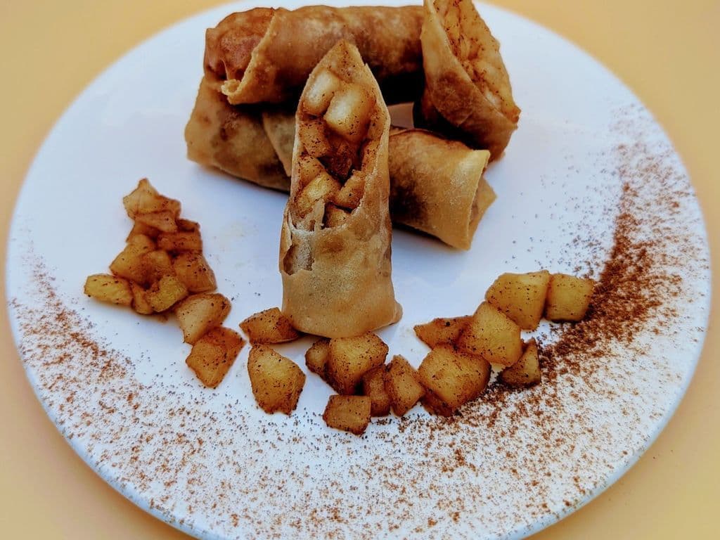 Apple Pie Spring Roll