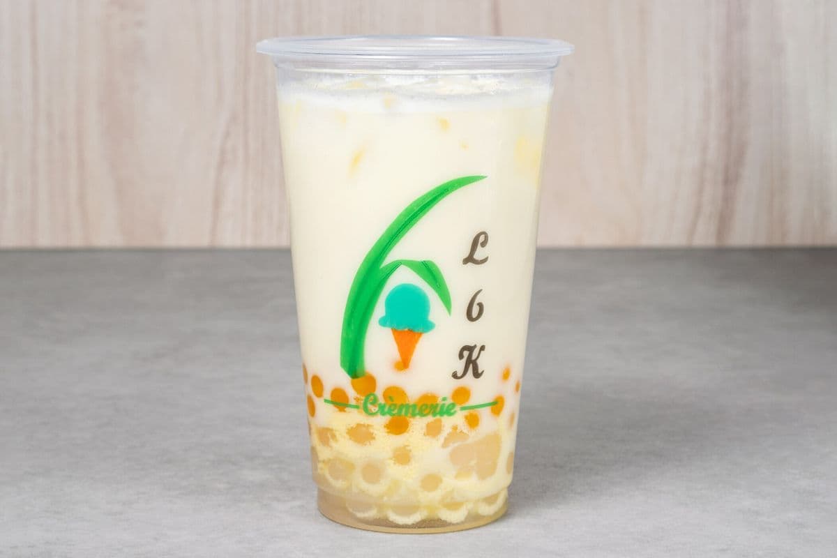 Thé aux Perles au Ananas et Coco / Bubble tea Pineapple and Coconut