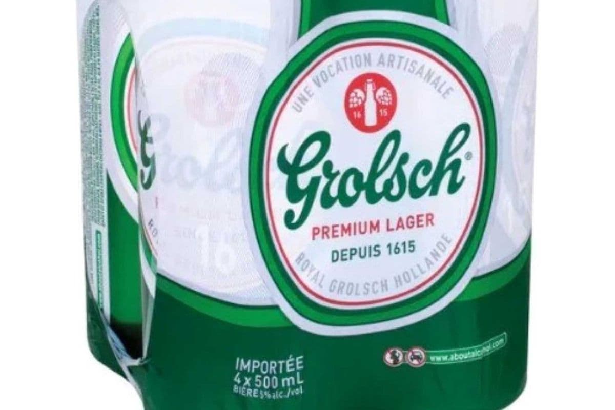 Grolsch Premium Lager Beer (4 x 500 ml) (1 x 500 ml)