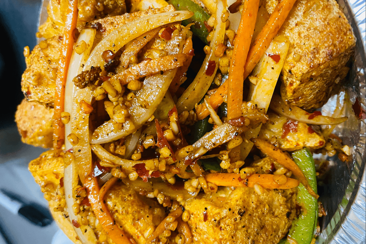 Spices and Pepper Tofu (Dry)