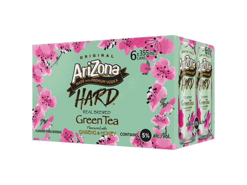 Arizona - Spiked Green Tea 6pk