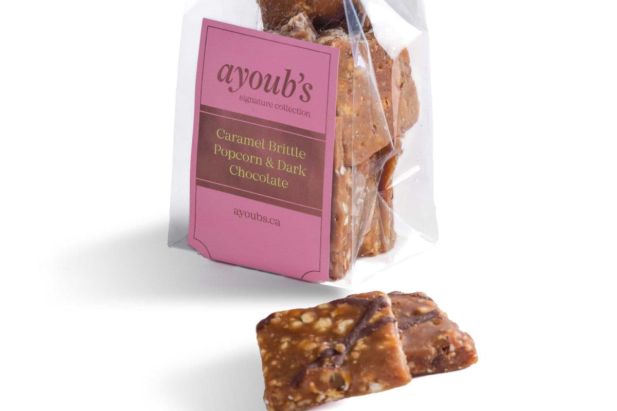 Caramel Brittle Popcorn & Dark Chocolate 0.22 lb (0.220 gr)