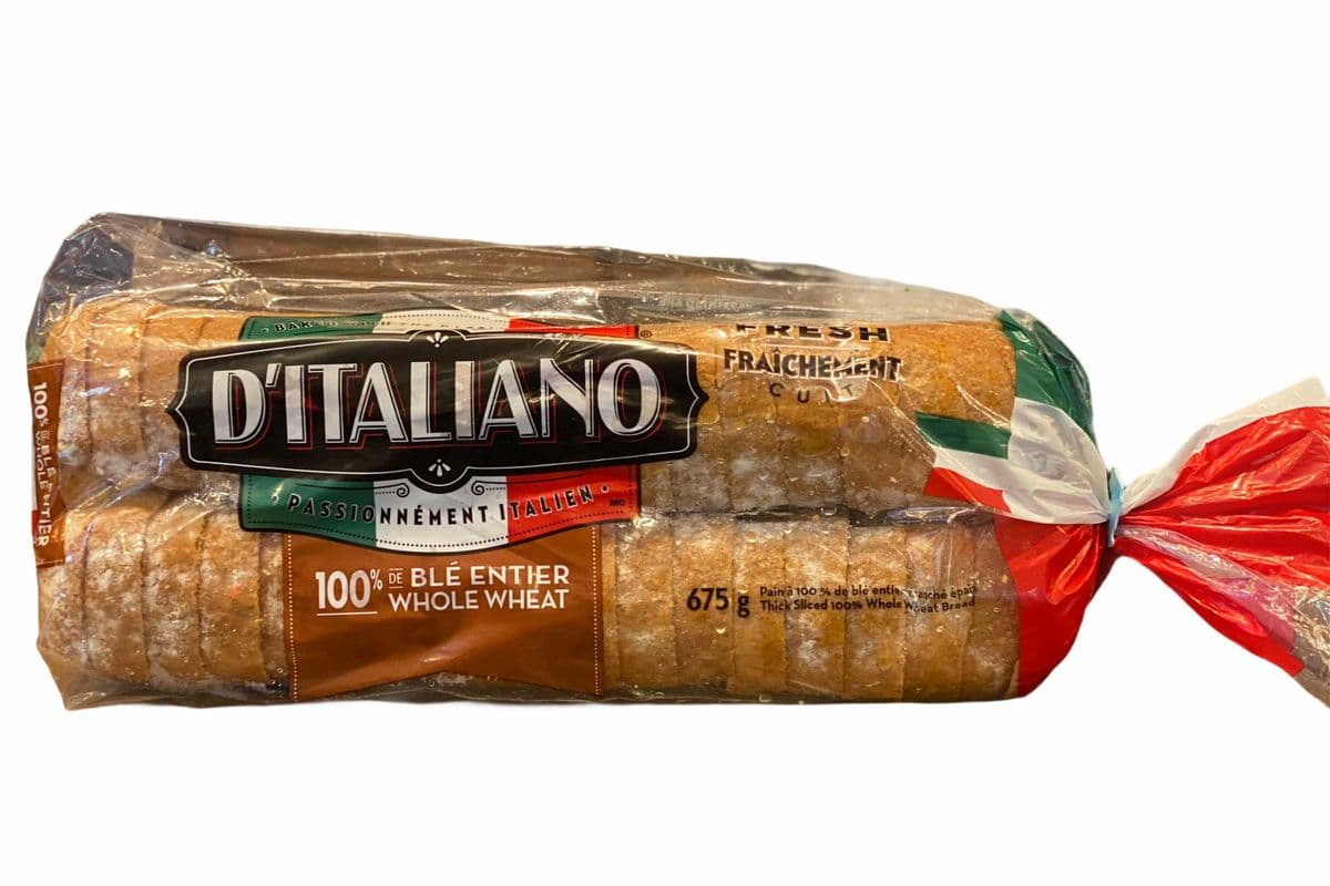 Tranche épaisse de pain 100% blé entier / Thick Slice 100% Whole Wheat Bread