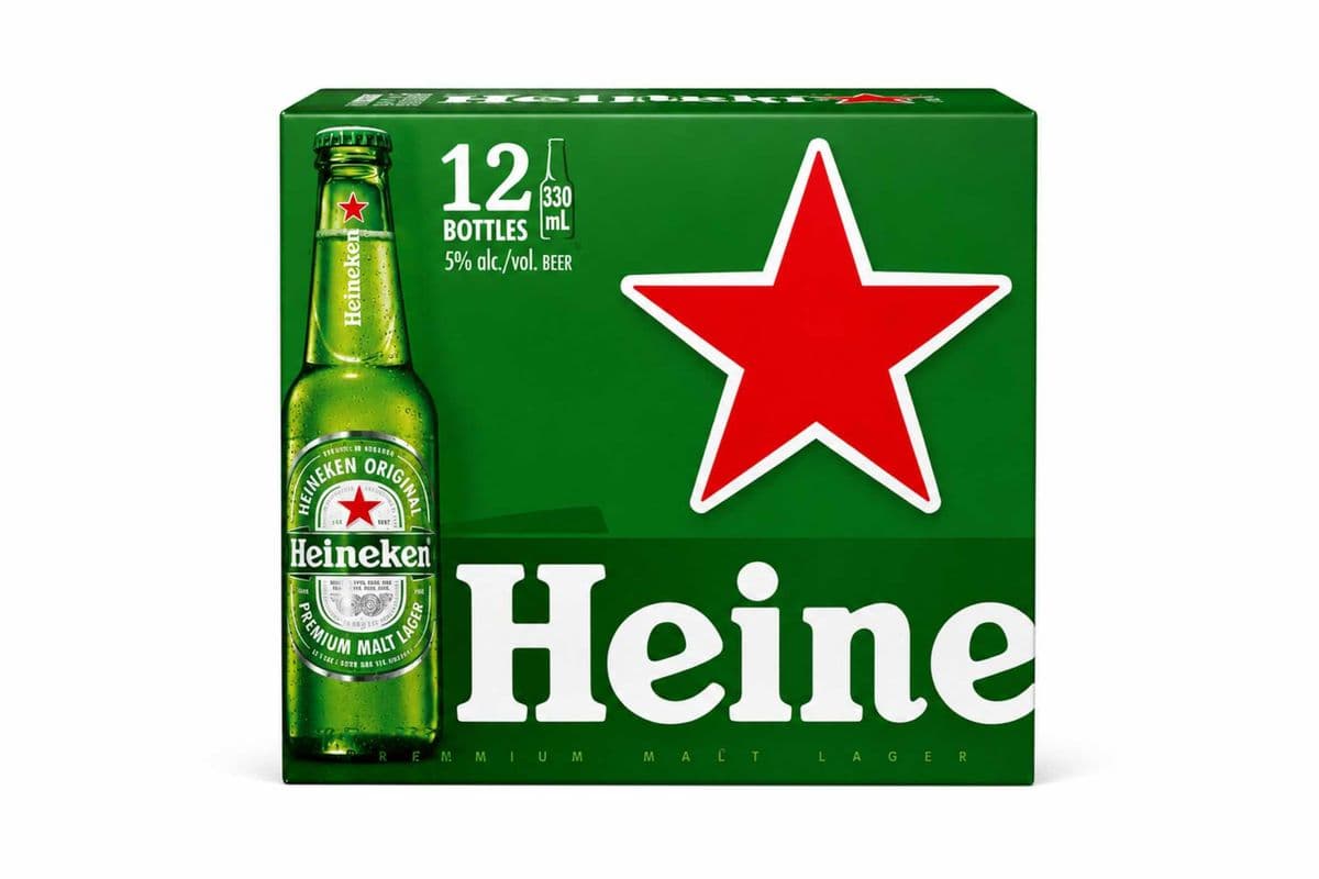 Heineken Lager (12 x 330ml Bottles)