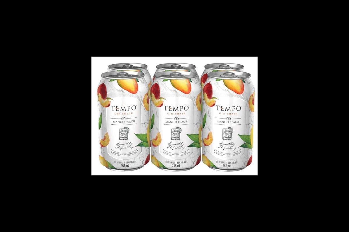 TEMPO GIN SMASH MANGO PEACH - 6CANS (6*355ML) (6 x 6*355ML)