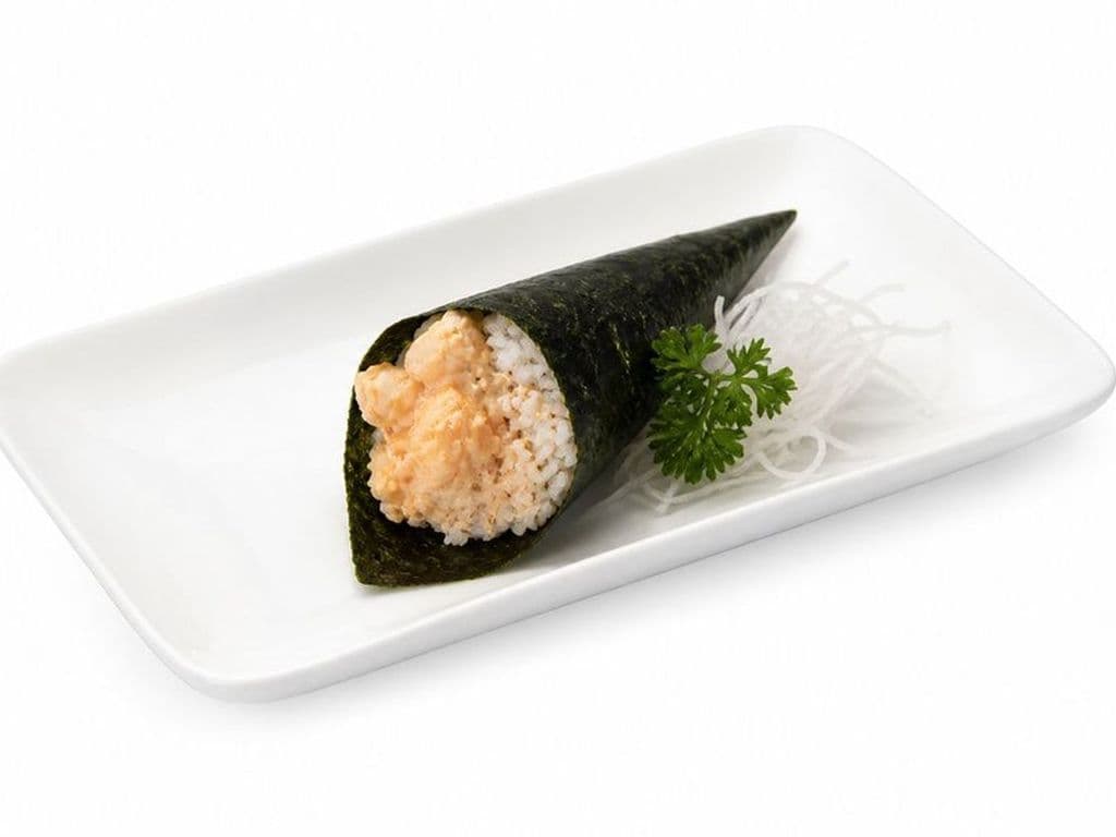 K18 Spicy White Tuna Hand Roll