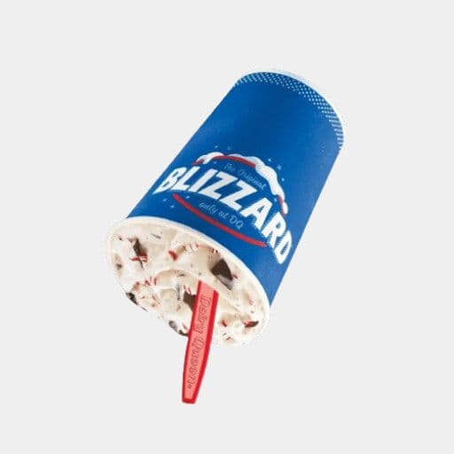 Dessert Blizzard® à la canne de Noël rafraîchissante / Blizzard® Dessert with Refreshing Christmas Cane