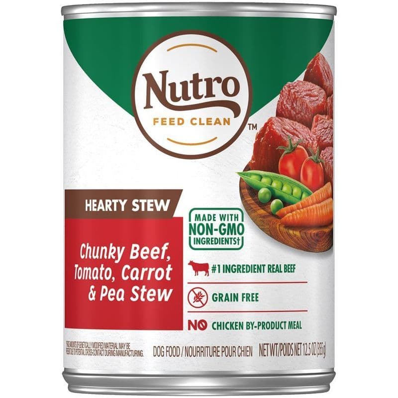 Nutro Adult Dog Chunks in Gravy Beef Stew 12.5 oz