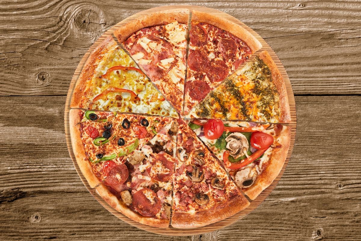 8 Feast Pizza Slice