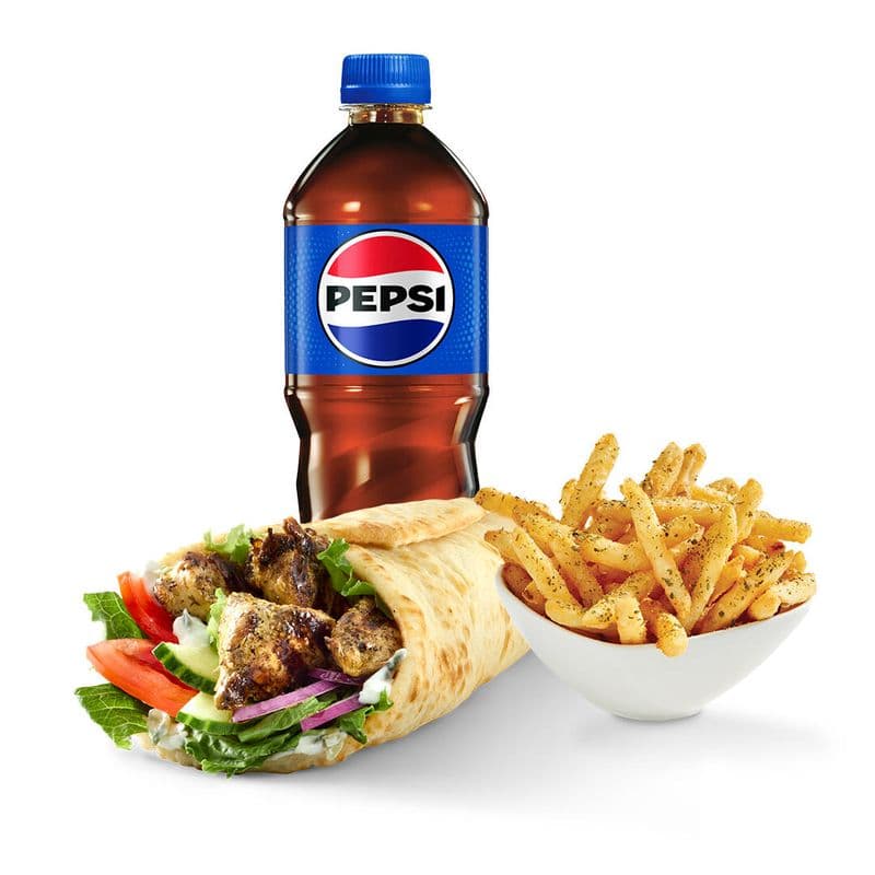 Combo classique Poulet souvlaki / Chicken Souvlaki