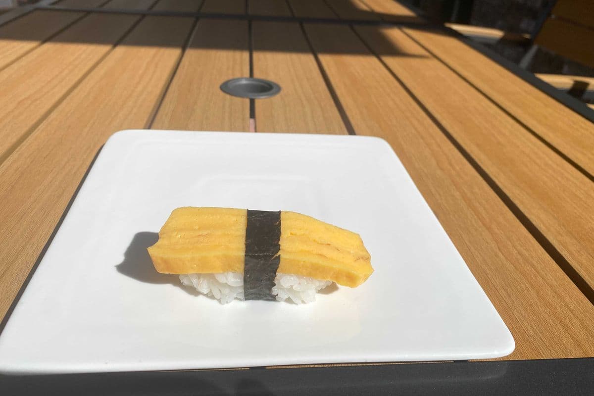 Egg Omelette (Tamago) Nigiri Sushi (1 pc)