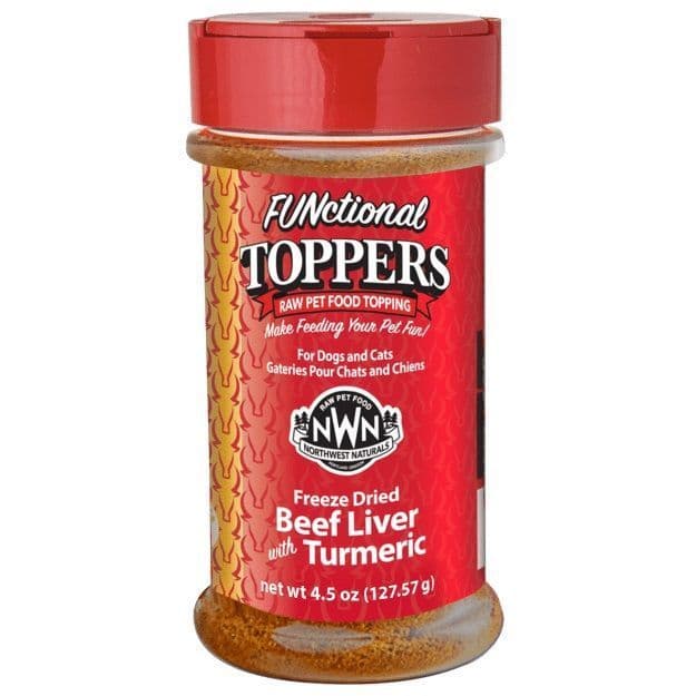 Northwest Naturals Functional Toppers 128 g - Beef Liver With Tumeric
