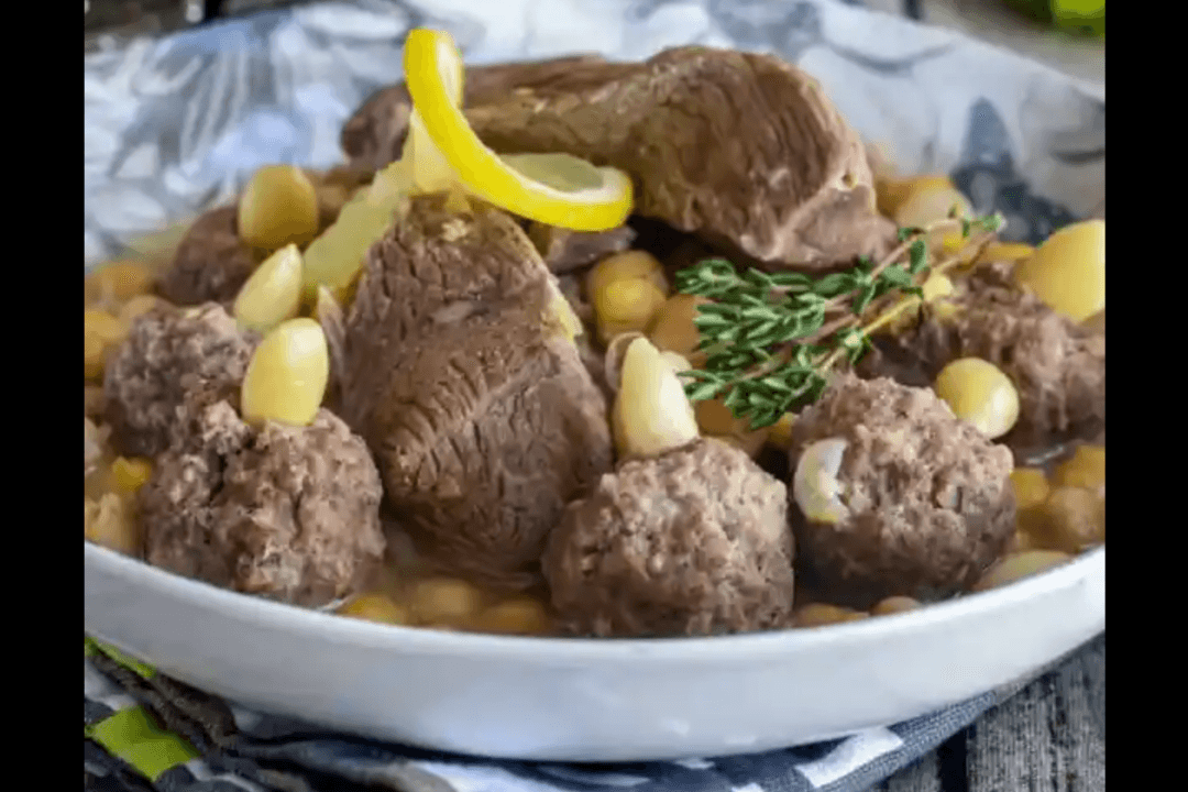 Tadjin mtowam viande hachée et beuf